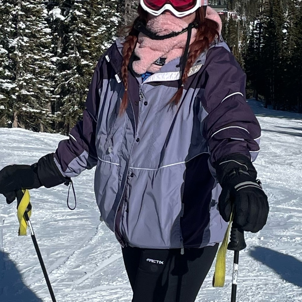 Vintage Columbia jacket worn for ski trip to Colorado absolutely love!